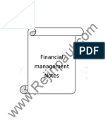 Financial management Notes Anirudh