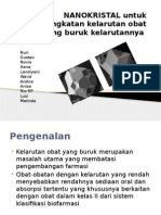 Nanokristal untuk Peningkatan Kelarutan Obat