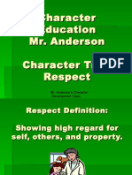 Respect - A Character Trait