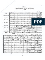Mozart Piano Concerto No 23 in A, K 488. I. Allegro
