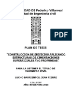 Tesis Sobre Cimentaciones