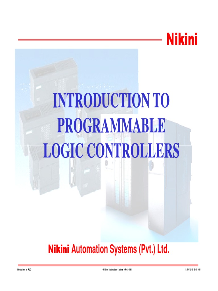 Introduction To PLC Presentation | PDF | Programmable Logic Controller ...