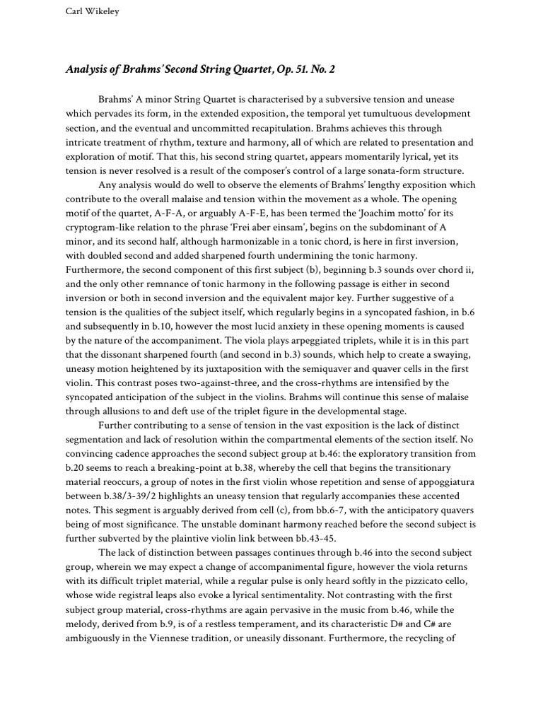 What is brahms most famous for picture