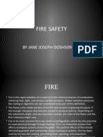 Fire Safety: by Jane Joseph Dosh509Ft06