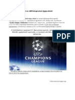 2015-Ös UEFA-bajnokok Ligája-Döntő: Olimpia Stadionban Rendezték 2015. Június 6-Án. A Mérkőzés Győztese Részt Vett