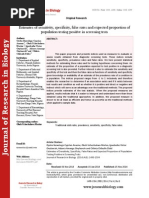 Estimates of sensitivity, specificity, false rates and expected proportion of population testing positive in screening tests