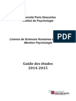 Guide Des Études 2014-2015