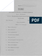 D_Question PaperMBARegulation 2005SEM - IIIBA1735 - Organisational Theory Design and Development- NovDec 2008