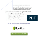 Business Plan Template for IT industry
