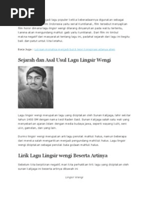 Lirik Lingsir Wengi