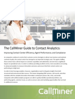 CallMiner Guide To Contact Analytics