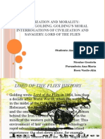 Civilization and Morality: William Golding. Golding'S Moral Interrogations of Civilization and Savagery: Lord of The Flies