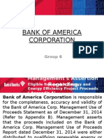 Bank of America assertion