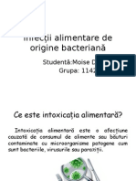 Infec II Alimentare de Origine Bacterian p