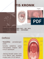 Tonsilitis Kronik