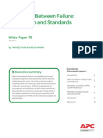 APC - Mean Time Between Failure Explanation and Standards