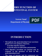 Secretory Function of Gastrointestinal System