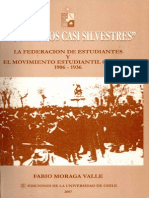 Moraga, Fabio. Muchachos Casi Silvestres, La Federación de Estudiantes de Chile, 1920