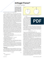 What Is Centrifugal Force?: Victor Wowk, Machine Dynamics, Inc., Rio Rancho, New Mexico