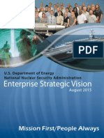 NNSA Enterprise Strategic Vision -- August 2015