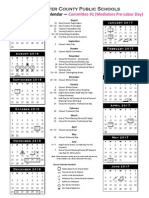 WCPS 2016-2017 Calendar Proposals
