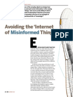 Avoiding The Internet of Misinformed Things