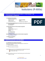 Ficha Seguridad R600A PDF