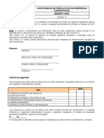 GENER-P-16-F2 Cuestionario de Precalificación Empresas Contratistas v.0