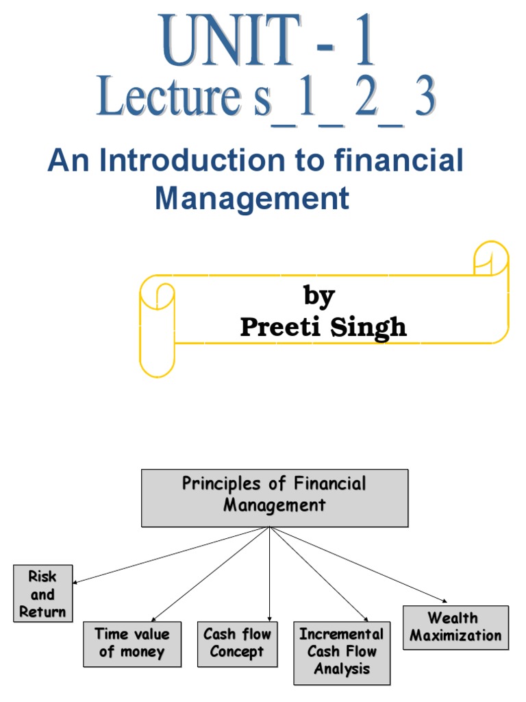 Lecture 1 - 2 - 3 - Basic Concepts of FM | PDF | Profit (Accounting ...