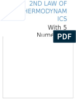 2nd Law Thermodynamics Numerical