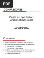 Mapas de Operacion y Analisis Dimensional