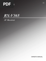 Download RX V365 Manual by alex SN290194235 doc pdf
