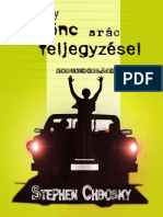 Stephen Chbosky Egy Kulonc Srac Feljegyzesei PDF