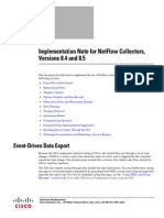 Implementation Note For Netflow Collectors, Versions 8.4 and 8.5