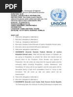 Cadaado - Conclusion of regional consultations to discuss 2016 electoral process