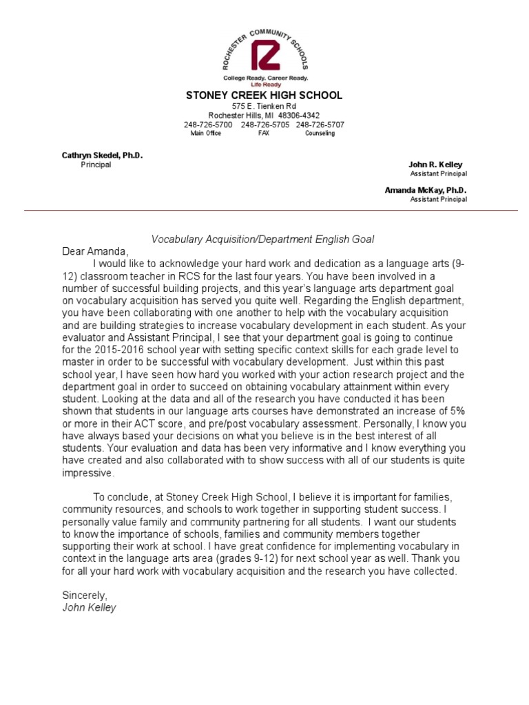 Capstone C Profession Letter | PDF