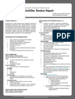 Protocol 1 Achilles Tendon Repair v5