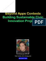 Beyond Apps Contests: Building Sustainable Civic Innovation Projects