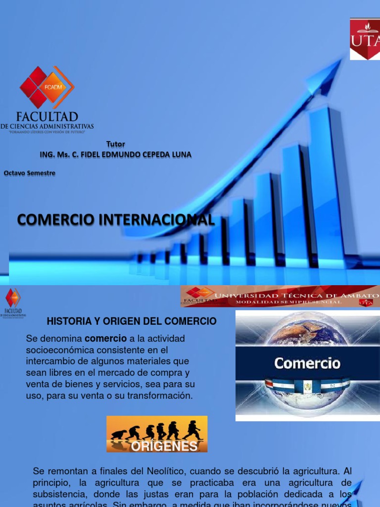 Historia del Comercio Internacional | PDF | Comercio | El comercio ...