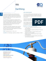 EA PSC Substation Earthing Course Leaflet PSC006CL MAR15