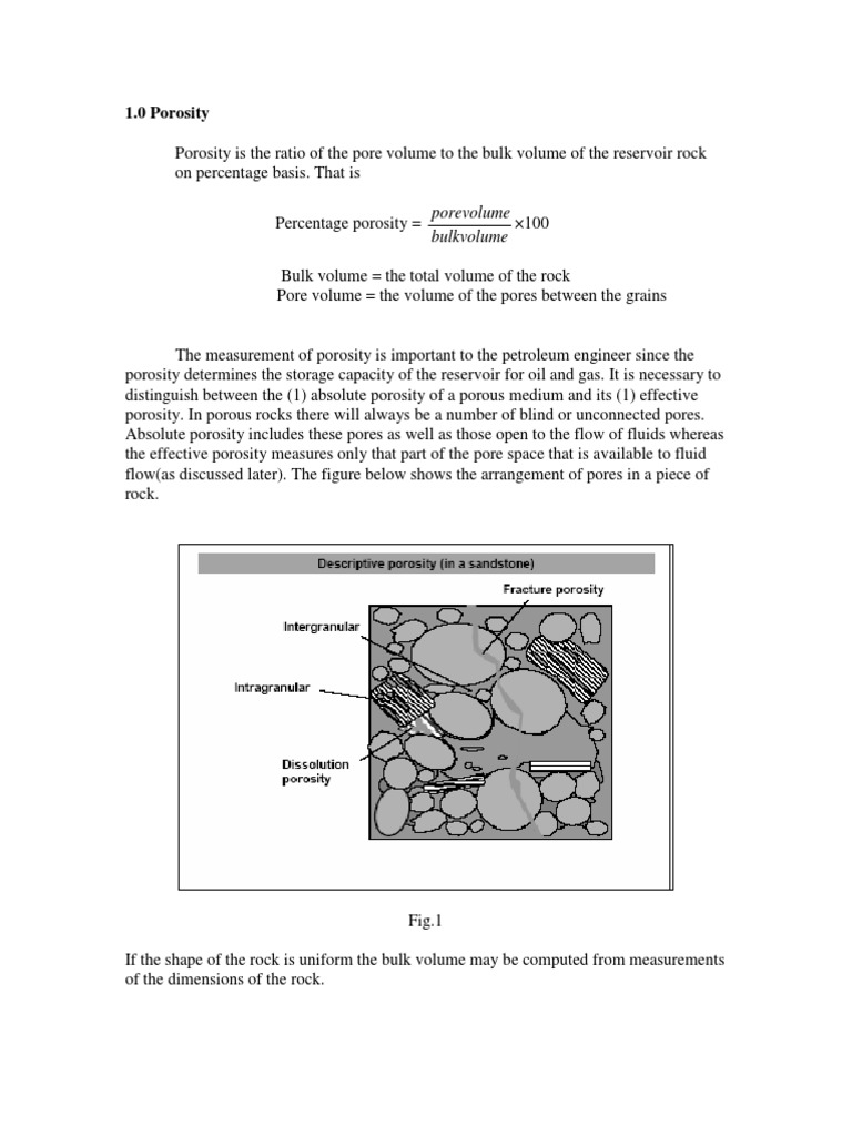 Drilling Lab. 3 Porosity - Permeability Measurment at Lab | PDF ...