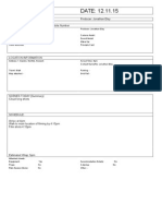 Call Sheet & Equipment - Easton (12.11.15)