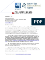 Legal Letter to UCLA Re: Viewpoint Discrimination
