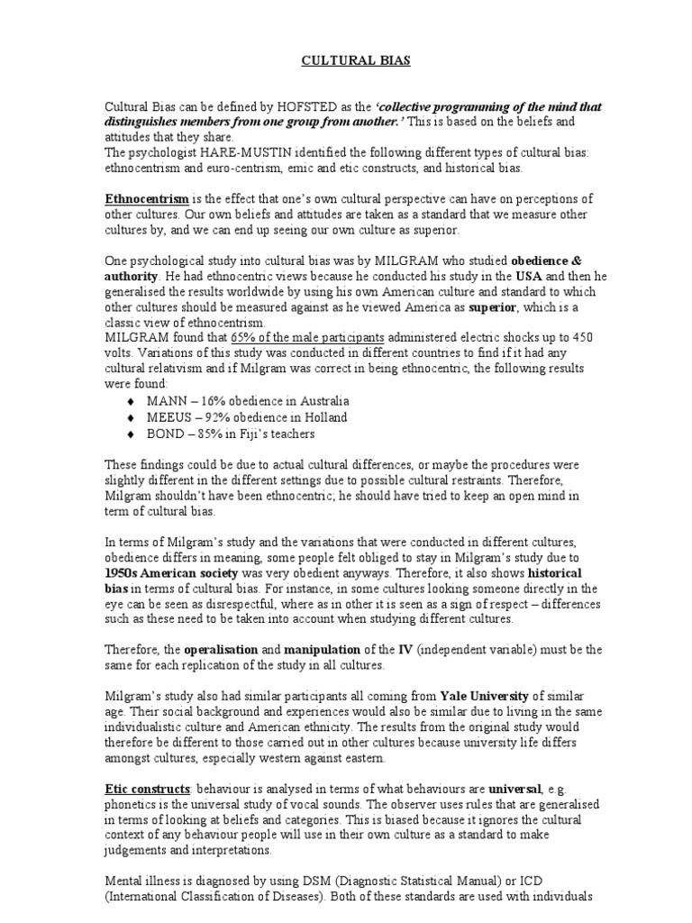 Cultural relativism psychology examples image