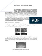 Micro-Tensile Test To Char MEMs