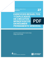 Ejercicios resueltos y explicados sobre Circuitos Monofasicos