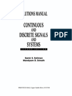Continuous and Discrete Signals and Systems- Soliman and Srinath- Solution Manual
