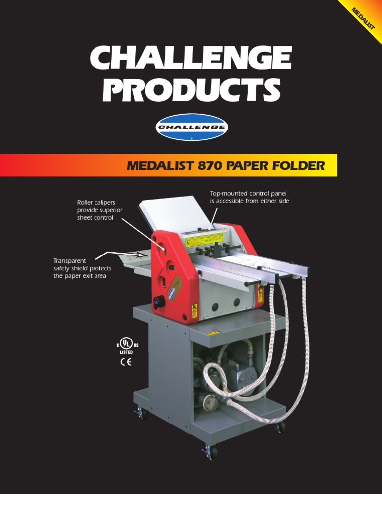 Challenge Folder Medalist 870 | PDF | Paper | Alternating Current