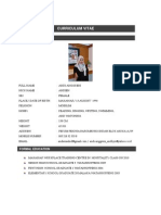 Curriculum Vitae: Personal Data