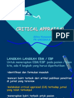 CRITICAL APPRAISAL-Farmasi PDF